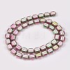Electroplate Non-magnetic Synthetic Hematite Beads Strands G-P367-J-02-1