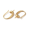 Rack Plating Brass Earring Hooks KK-G480-09LG-2