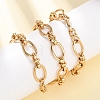 10MM 304 Stainless Steel Oval Link Chain Necklaces for Women X-NJEW-G194-04G-2