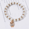 Alloy & Crystal Rhinestone  Charm Bracelets FS-WGAEA4B-01-2