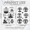 CRASPIRE 2 Sheets 2 Styles PVC Plastic Stamps DIY-CP0010-04-2