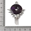 Natural Amethyst Big Pendants G-G466-02P-08-3