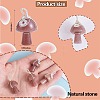 Natural Strawberry Quartz  Pendants PALLOY-SW0004-02-2