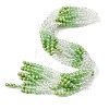 Electroplate Glass Beads Strands EGLA-D300-06-6mm-24-1