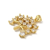 Brass Micro Pave Cubic Zirconia Pendants KK-N254-125G-2