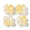 Baking Paint Glass Bead Caps GLAA-S202-04F-1