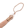 Polyester Tassel Pendant Decorations HJEW-WH0036-17C-2