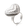 304 Stainless Steel Adjustable Finger Ring RJEW-H244-06P-4