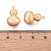 Brass Twister Clasps KK-Q074-14G-3