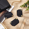 4Pcs PU Leather Short Suspension Clasps FIND-WH0139-944A-4