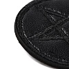 Computerized Embroidery Imitation Leather Self Adhesive Patches DIY-G031-01F-3