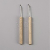 Stainless Steel Knitting Loom Hook TOOL-WH0166-063-1