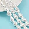 Electroplated Shell Pearl Beads Strands BSHE-M035-01A-05-2