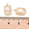 Natural Freshwater Pearl Charms KK-U028-16G-3