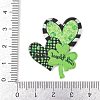 Saint Patrick's Day Opaque Printed Acrylic Pendants OACR-A045-05B-3
