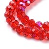 Electroplate Glass Beads Strands EGLA-A044-T1mm-L01-3