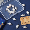30Pcs Natural Cultured Freshwater Pearl Connector Charms FIND-SC0005-38-3