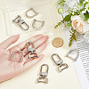 4Pcs Zinc Alloy Swivel Lobster Claw Clasps FIND-SP0005-65P-3