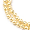 Electroplated Shell Pearl Beads Strands BSHE-G041-4mm-01-3
