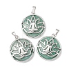 Natural Amazonite Pendants GG-CBA0251-10D-P-1