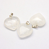Glass Imitation Quartz Crystal Pendants LS-GLAA-XCP0002-07-2