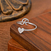 304 Stainless Steel Cuff Open Rings WGB82CC-02-1