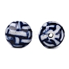 Blue and White Porcelain Beads PORC-N013-01-2