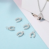 CZ Brass Micro Pave Cubic Zirconia Horse Shoe Charms LS-ZIRC-L018-13P-5