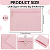 Cloth Zipper Jewelry Bag Gift Pouches ABAG-WH0040-53A-2