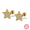 Star 925 Sterling Silver Stud Earrings MB4545-1-1