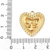 304 Stainless Steel Enamel Pendants STAS-P430-05G-01-3