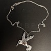 Vintage Alloy Flying Bird Pendant Necklaces for Men Women LS-SG2884-6