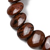 Natural Mahogany Obsidian Beads Strands G-K366-D03-02-4