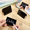 PVC 2 Side V Shaped Table Desktop Sign Display Stand AJEW-WH0696-523-3