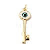 Brass Enamel Pendants KK-H267-084G-1
