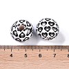 Printed Wood Beads WOOD-C017-01A-3