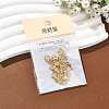 SHEGRACE Brass Pave Cubic Zirconia Rectangle Connector Charms XGRQ2O050-438C-G-6