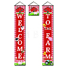 Polyester Hanging Sign for Home Office Front Door Porch Decorations HJEW-WH0023-005-1