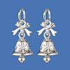 Brass Micro Pave Cubic Zirconia Pendants KK-Z127-01S-2