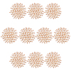 10Pcs Plastic Imitation Pearl Half Round Beads DIY-FG0010-45-1