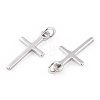 925 Sterling Silver Religion Cross Charms STER-T007-51P-2