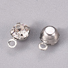 Brass Rhinestone Pendants X-RSB020NF-1