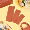 3Pcs 3 Styles Rectangle Imitation Leather Bag Bottoms FIND-PH0038-25-4