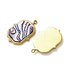 303 Stainless Steel & Natural Paua Shell Pendants SH-CBA1E47-01G-2