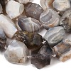 Raw Rough Natural Botswana Agate Beads Strands G-S396-04A-5