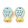 Baking Paint Opaque Glass Enamel Beads GL-CBA4370-01C-2