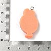 Opaque Resin Pendants FIND-A058-05C-3