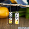 Alloy Dangle Earrings WG42B08-01-2