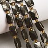 Natural Gold Pyrite/Golden Pyrite Beads Strands G-F833-D01-01-1