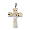 304 Stainless Steel Pendants STAS-C170-07PG-1